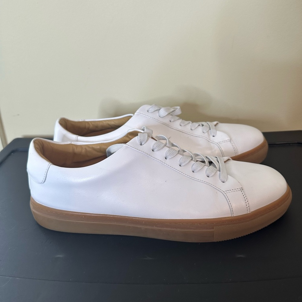 Thursday Boots White Leather Low Top Sneakers - Size 13